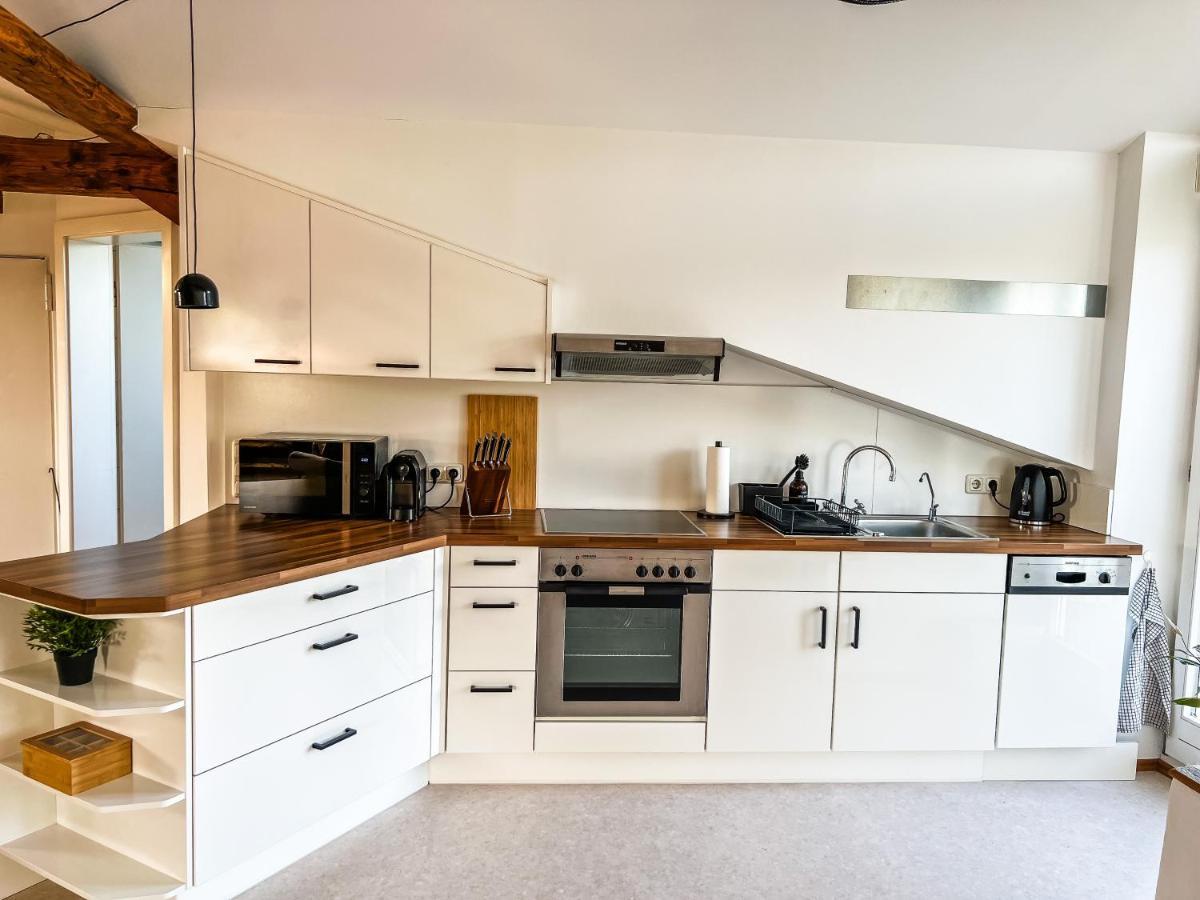 Loft-Wohnung Im Herzen Von Prien - 100M2 - Smarttv ภายนอก รูปภาพ